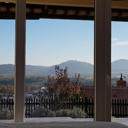 Ferienwohnung Blick über Krems mit Terrasse Exterior foto