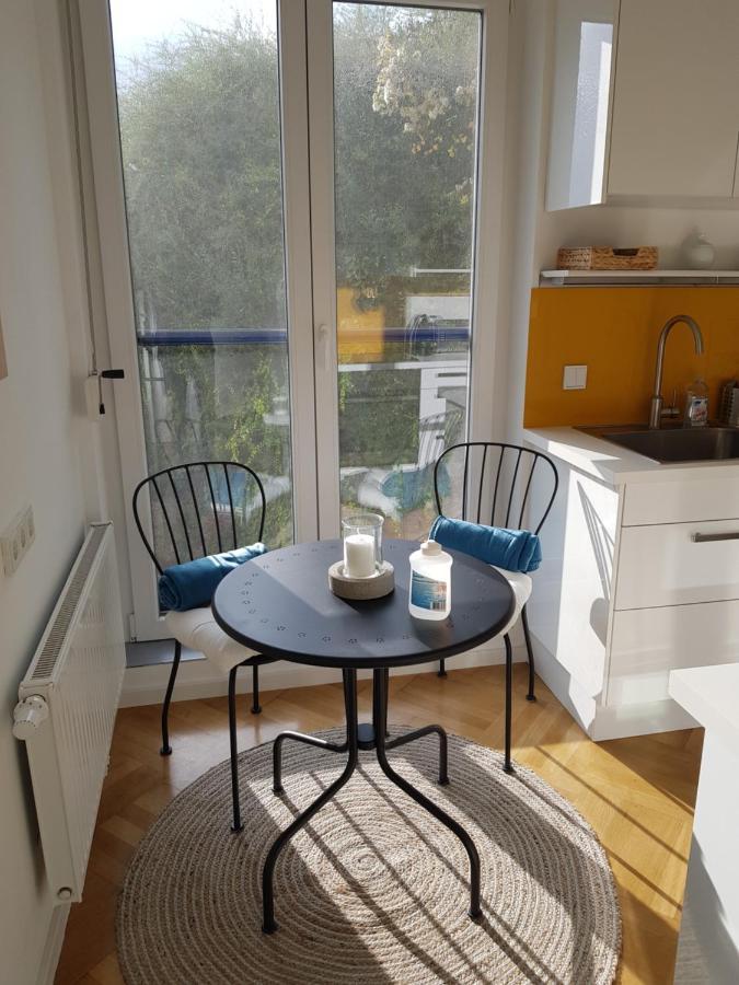 Ferienwohnung Blick über Krems mit Terrasse Exterior foto